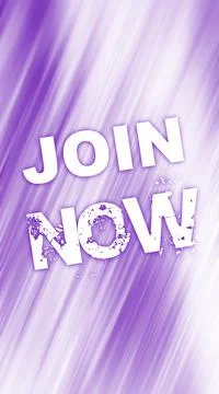 Text join now on vivid fast motion colorful background. Business concept Stock Photos
