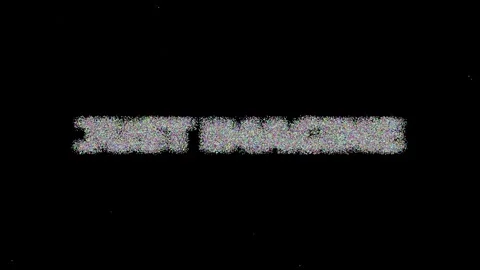 Text JUST IMAGINE Created with Many Small Dots Grouping to Form Words on Black Stock Footage 308737793