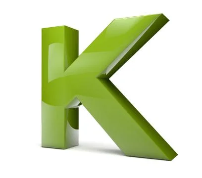 Text k Stock Illustration