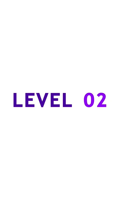 Text level 2 animation Congrats. You Climbed to a Higher Level animated on .. Stock Footage 322966660