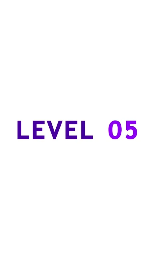 Text level 5 animation Congrats. You Climbed to a Higher Level animated on .. Video stock 322966627