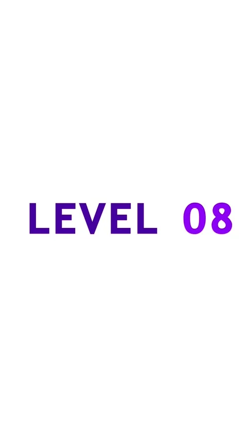 Text level 8 animation Congrats. You Climbed to a Higher Level animated on .. Stock Footage 322966608