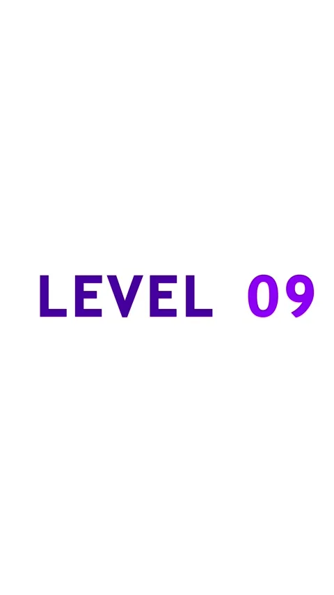 Text level 9 animation Congrats. You Climbed to a Higher Level animated on .. Stock Footage 322966602