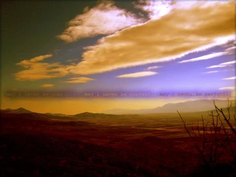 Text may i never be perfect Quote in cloudy sky background wallpaper Stock Illustration