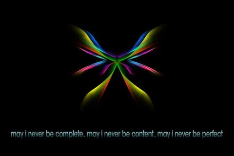 Text may i never be complete may i never be content may i never be perfect Qu Stock Illustration