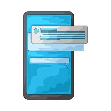 Text Message illustration Stock Illustration