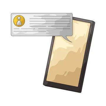Text Message illustration Stock Illustration