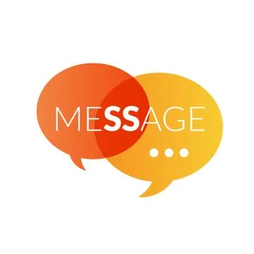 Text message logo Stock-Illustration
