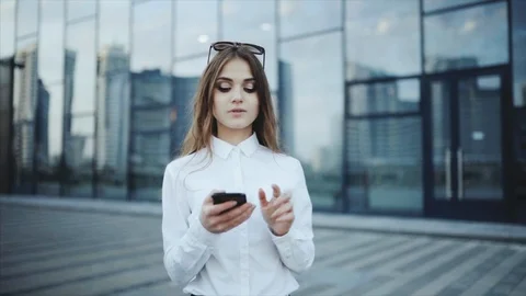 Text the message in the messenger or social network, chat. Timlider is trying to Stock Footage 110731717