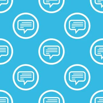Text message sign blue pattern Illustrazione stock