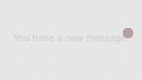 Text message, You have a new message. Running number on transparent background. Vídeos de archivo 333686489