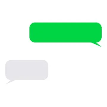 Text Messaging Message Bubbles Vector Stockillustratie