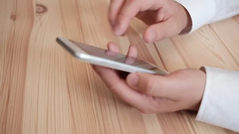 Text messaging on mobile phone. Stock Footage 87551383