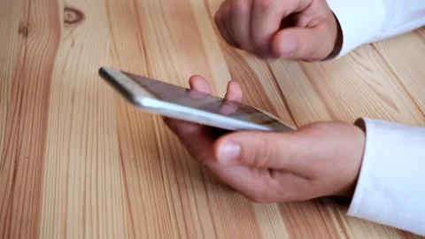 Text messaging on mobile phone. Stock Footage 87552944