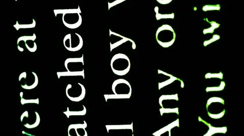 Text moves 스톡 동영상 17293271