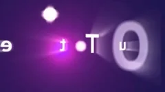 Text N Lights Stock After Effects