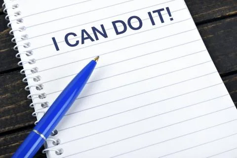 Text on notepad Stock Photos