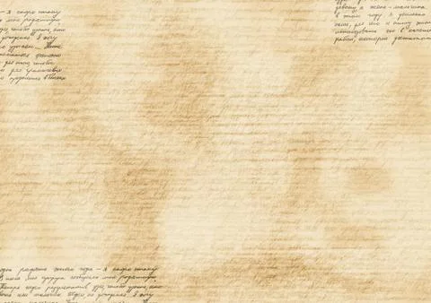 Text on old paper Stock-Fotos