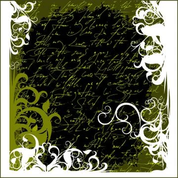 Text ornamental page Stock Illustration
