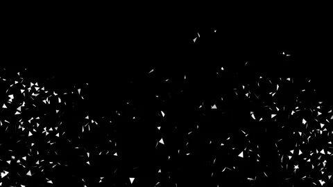 Text Osaka bursts into confetti explosion at the end Stock Footage 305905345