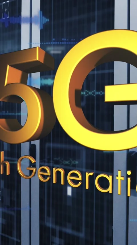 Text over empty computer server room against tall buildings in background Stock Footage 344402679