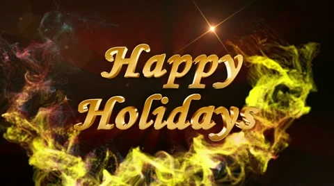 Text in Particle Loop Stock-Footage 21440498