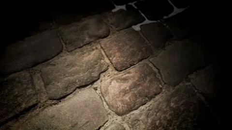 Text on paving stone After Effects stock