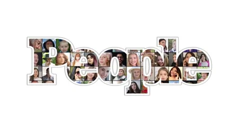 Text People. video chat, webcast of online trainings. Stock-Footage 152626416
