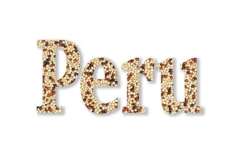 Text Peru Stock Illustration