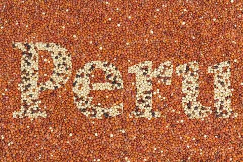 Text Peru Stock Illustration
