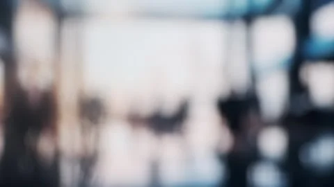 Text prompt for a silhouette showcasing a plethora of business figures bustling Stock Footage 249814372