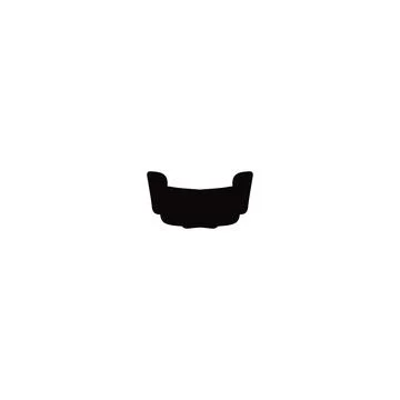 Text ribbon icon. Simple style poster background symbol. Text ribbon brand .. Stock Illustration