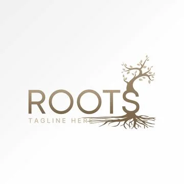 Text Roots initial S font garden botany to nature typography art bonsai plant Stock Illustration