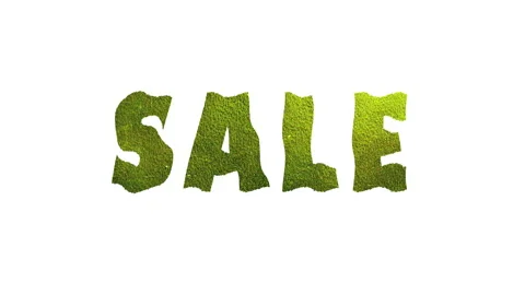 Text Sale on a white background. The text waves like a flag. You can use it to Stock-Footage 131155855