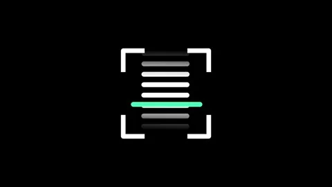 Text Scanning Stock Footage 335609581
