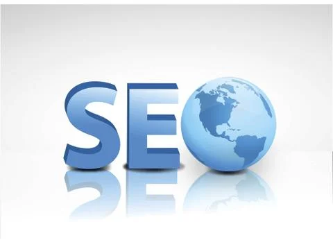 Text seo Stock Illustration