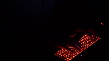 Text set at night Stock Footage 85760452