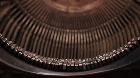 A Text Set On An Old Typewriter 1 Stock Footage 58891173