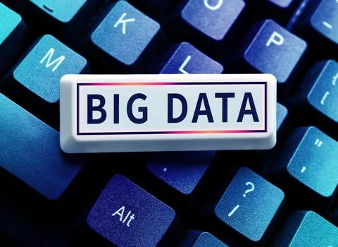 Text showing inspiration Big Data. Business concept sets that so complex that Stock Photos