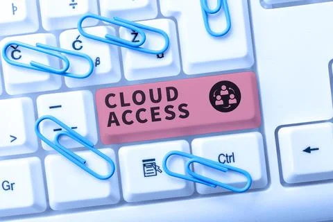 Text showing inspiration Cloud Access. Internet Concept Software tool between Stock Photos