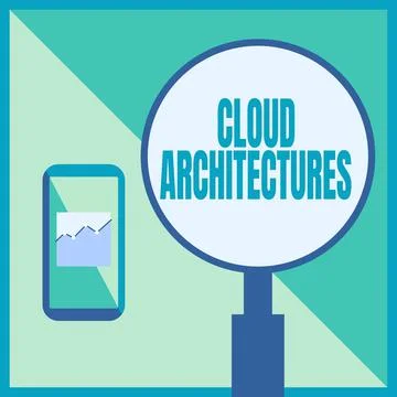 Text showing inspiration Cloud Architectures. Concept meaning Various Engineered イラスト素材