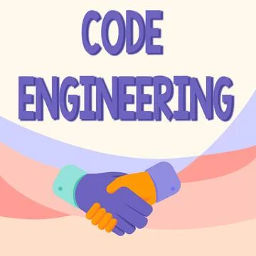 Text showing inspiration Code Engineering. Internet Concept application of Stock Illustration