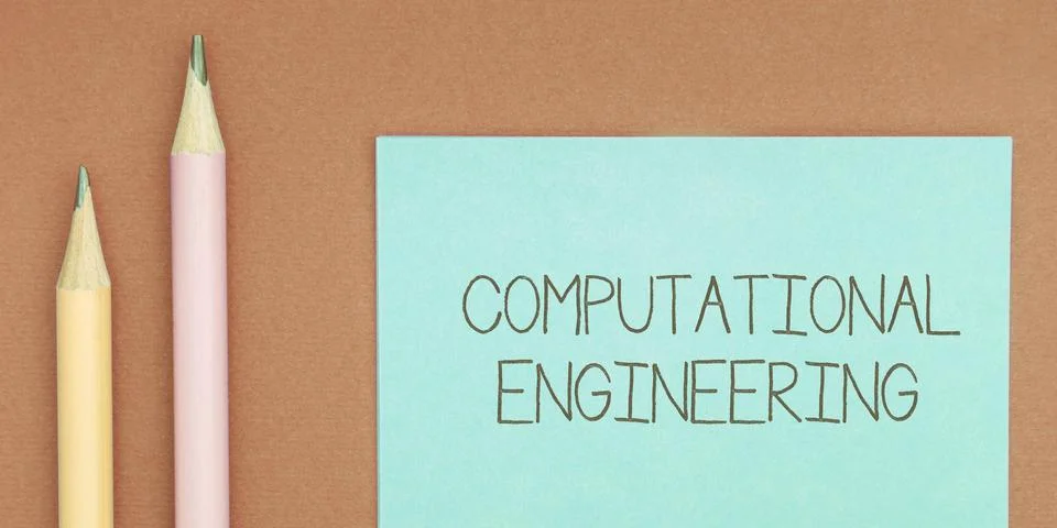 Text showing inspiration Computational Engineering. Business concept Come to Stock Photos