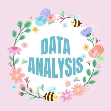 Text showing inspiration Data Analysis. Concept meaning Translate numbers to Stock Illustration