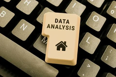 Text showing inspiration Data Analysis. Internet Concept Translate numbers to Stock Photos