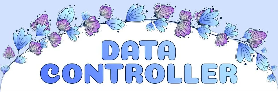 Text showing inspiration Data Controller. Business idea person who determines 스톡 일러스트