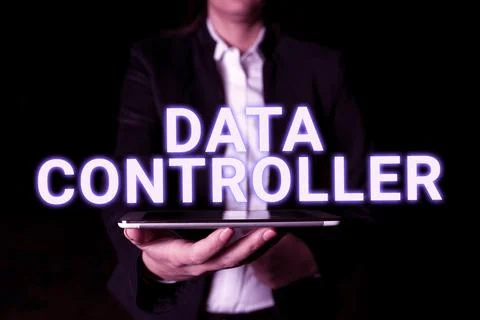 Text showing inspiration Data Controller. Business concept person who determines Stockfoto's