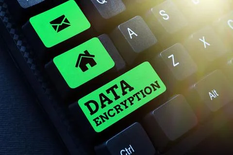 Text showing inspiration Data Encryption. Business overview Symmetrickey Photos