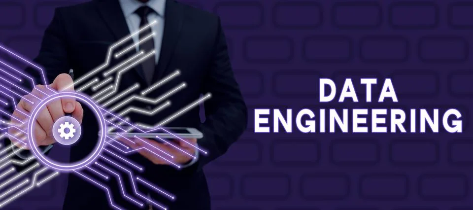 Text showing inspiration Data Engineering. Business approach data science that Stock Photos