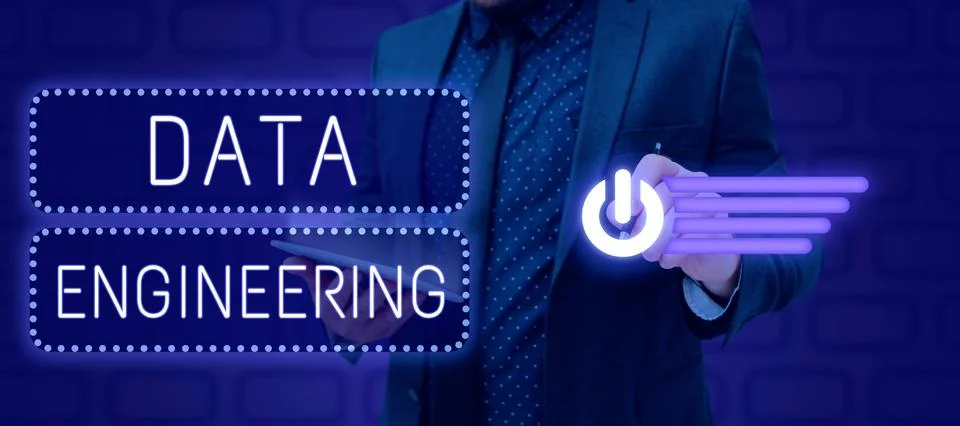Text showing inspiration Data Engineering. Business approach data science that Stock Photos